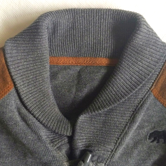 little rebel shawl collar grandpa toggle button cardigan sweater 18-24 months - Picture 5 of 9